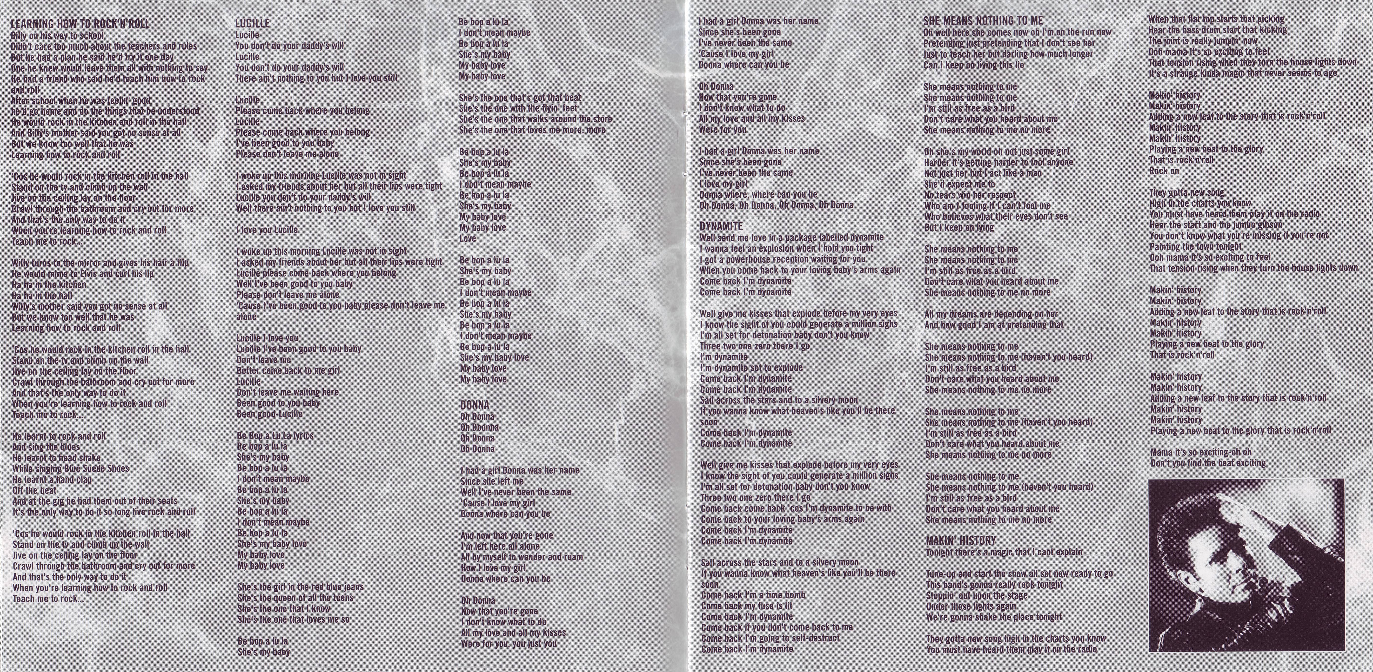 Cliff Richard The Rock Connection : Booklet 3